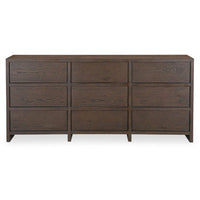 Jenson Oak 9 Drawer Dresser