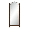 Ignatius wall mirror by Renwil, wood, walnut finish