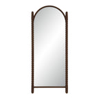 Ignatius wall mirror by Renwil, wood, walnut finish