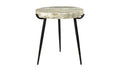 Brinley Accent Table Marble Light Brown