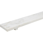 Inka marble tray by Renwil, solid white marble, natural veining