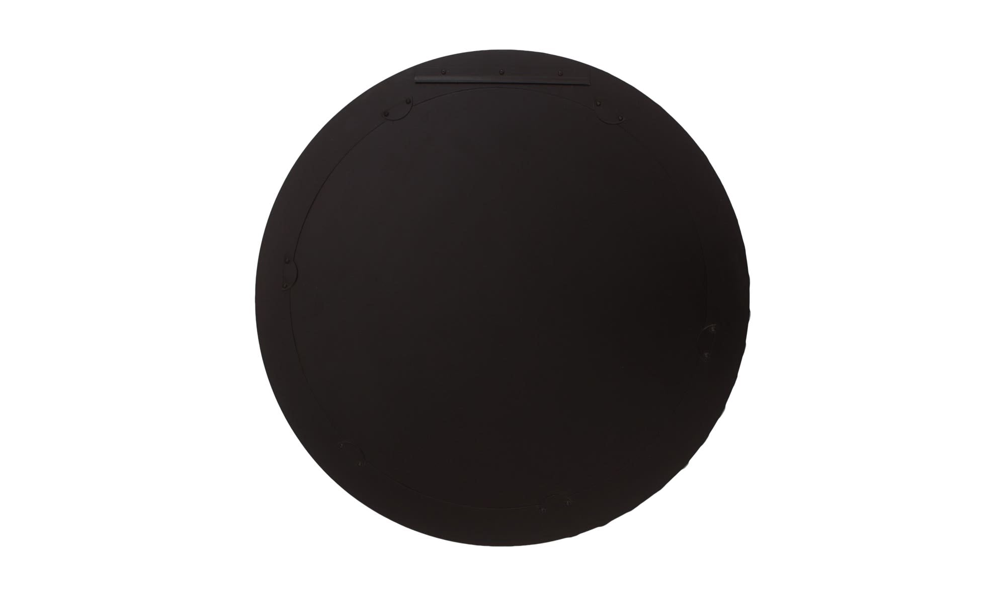 Isolde wall mirror by Moe's Home Collection, black and beige marble panels, geometric frame