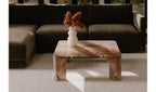 Segment Coffee Table Orange Levante Marble view 8