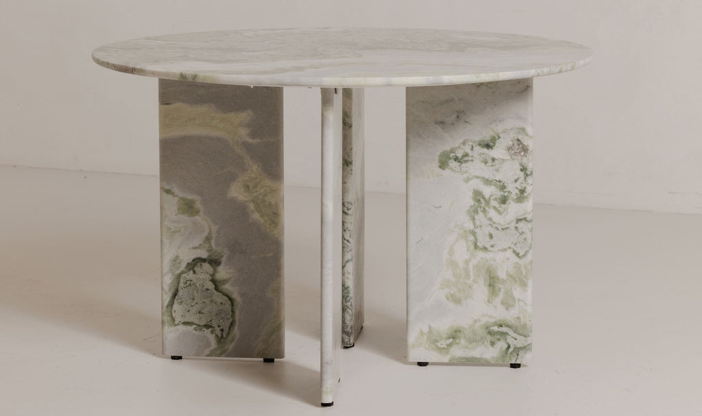 Green Onyx Marble Celia Round Dining Table 3