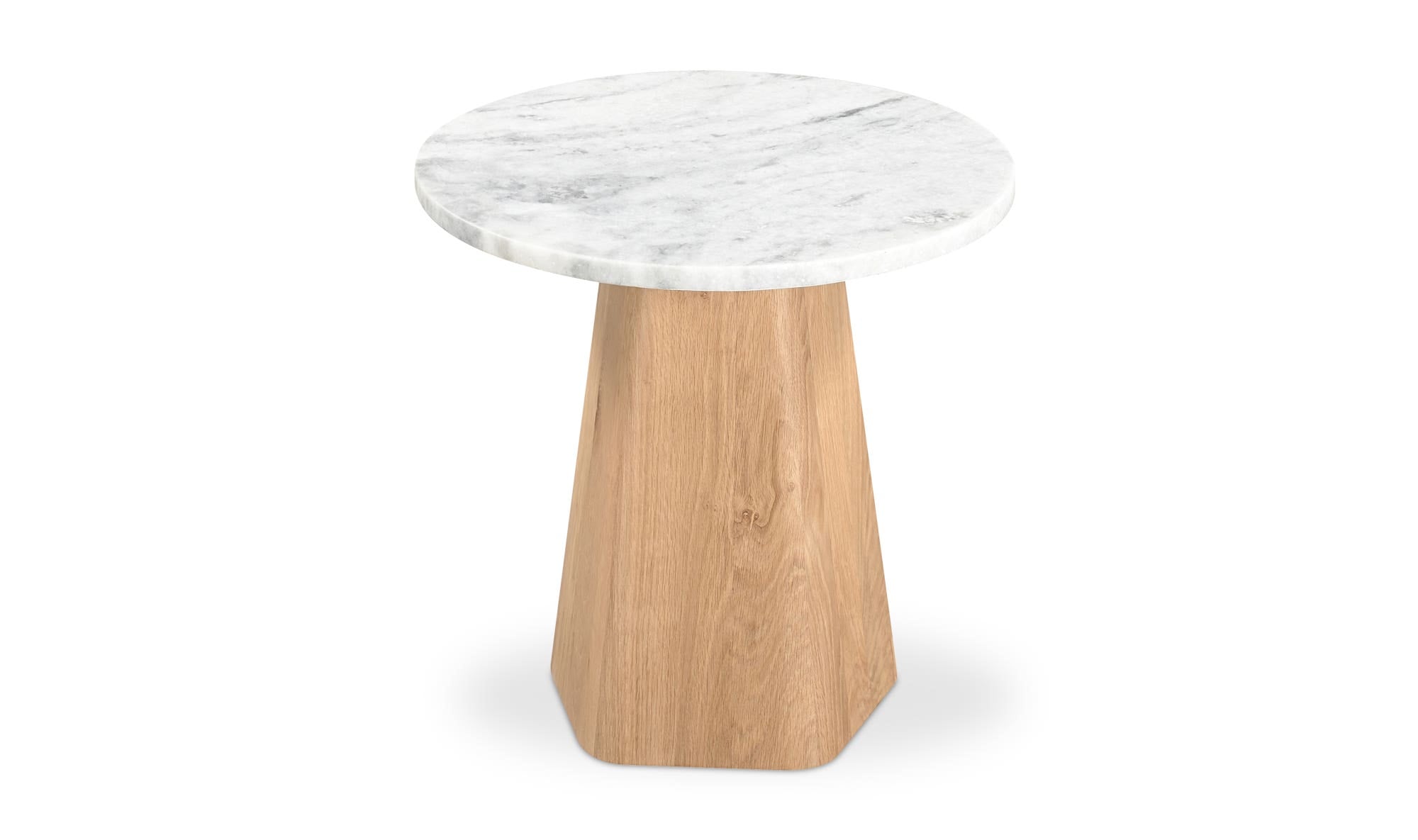Evelyn Accent Table Ashen Grey Matrix Marble 3