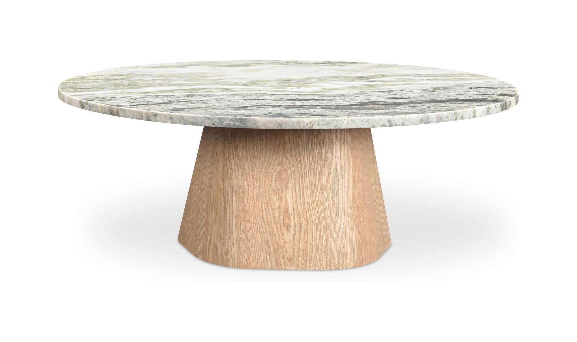 Green Onyx Marble Evelyn Coffee Table Green Onyx Marble front