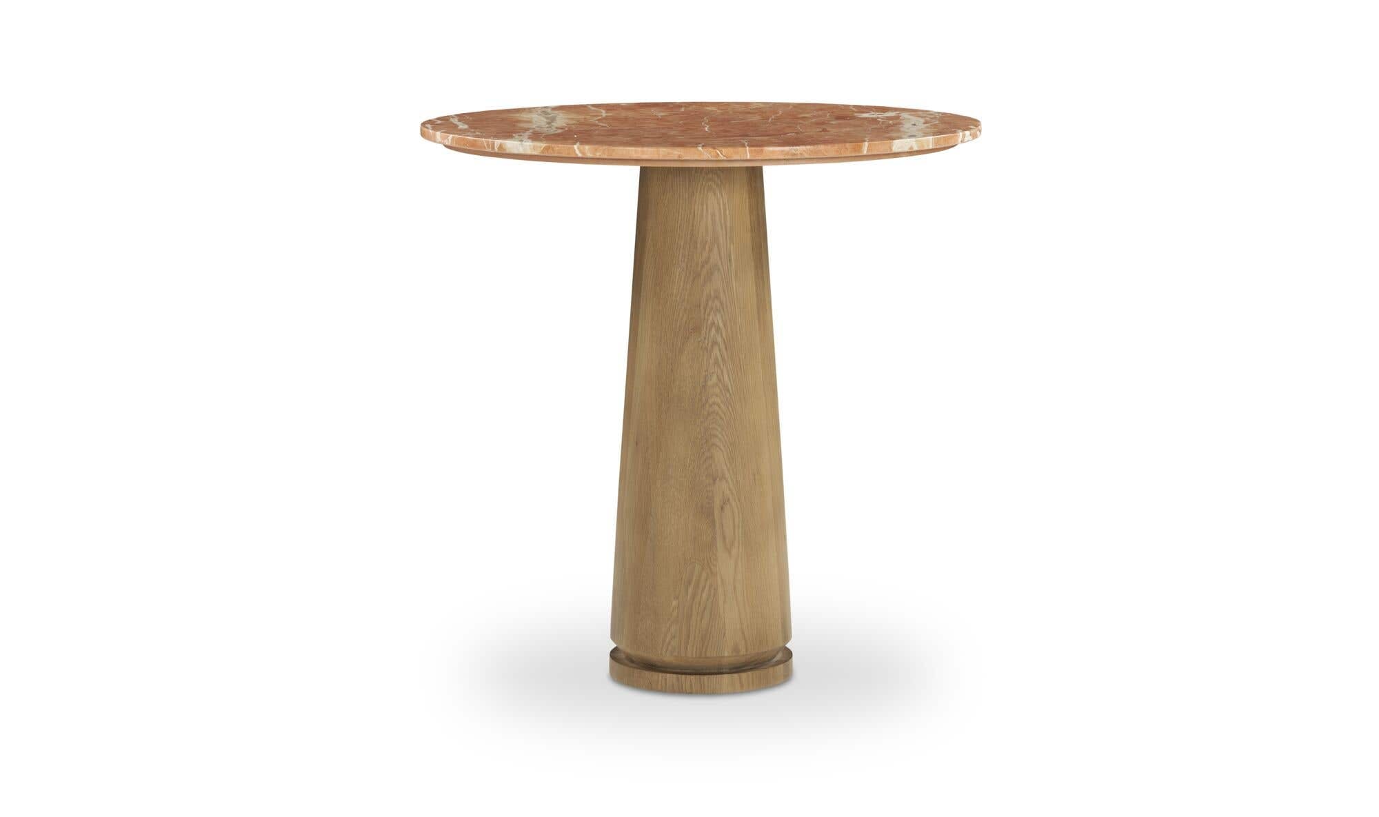 Marble Sage Cafe Table Rosso Alicante Red Marble