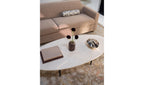 Botticino Marble Winona Coffee Table Botticino Beige Marble view 2