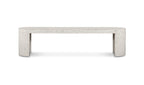 Terrazzo Outdoor Lyon Bench Light Grey