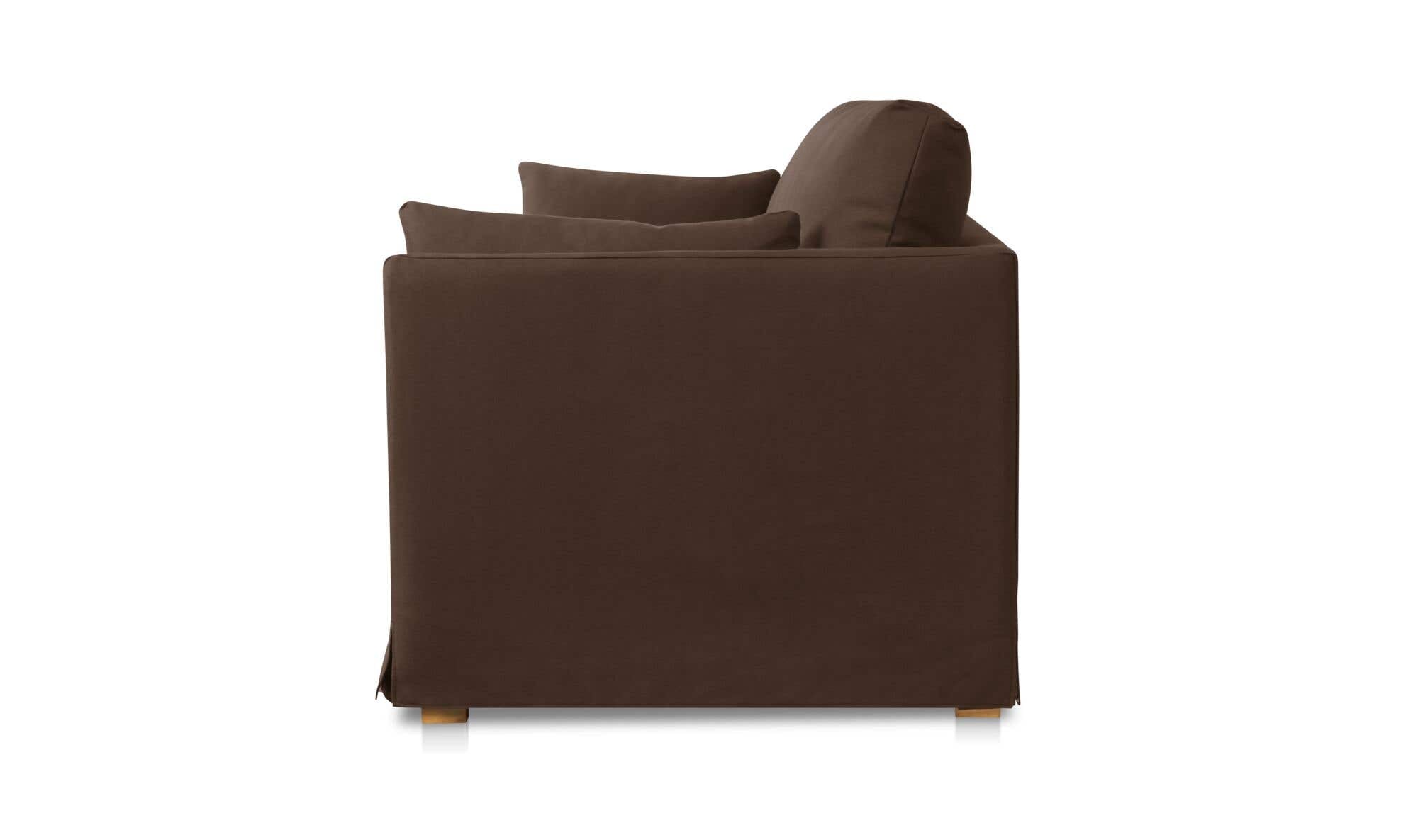 Shea Sofa Dark Brown view 4