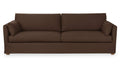 Shea Sofa Dark Brown front
