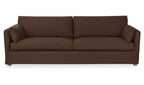 Shea Sofa Dark Brown front