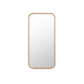Kai floor mirror by Moe's Home Collection, solid oak, natural oiled finish