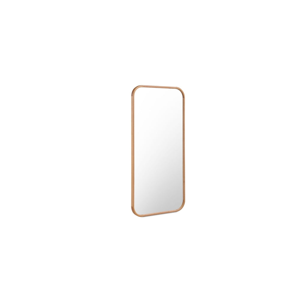 Kai floor mirror by Moe's Home Collection, solid oak, natural oiled finish