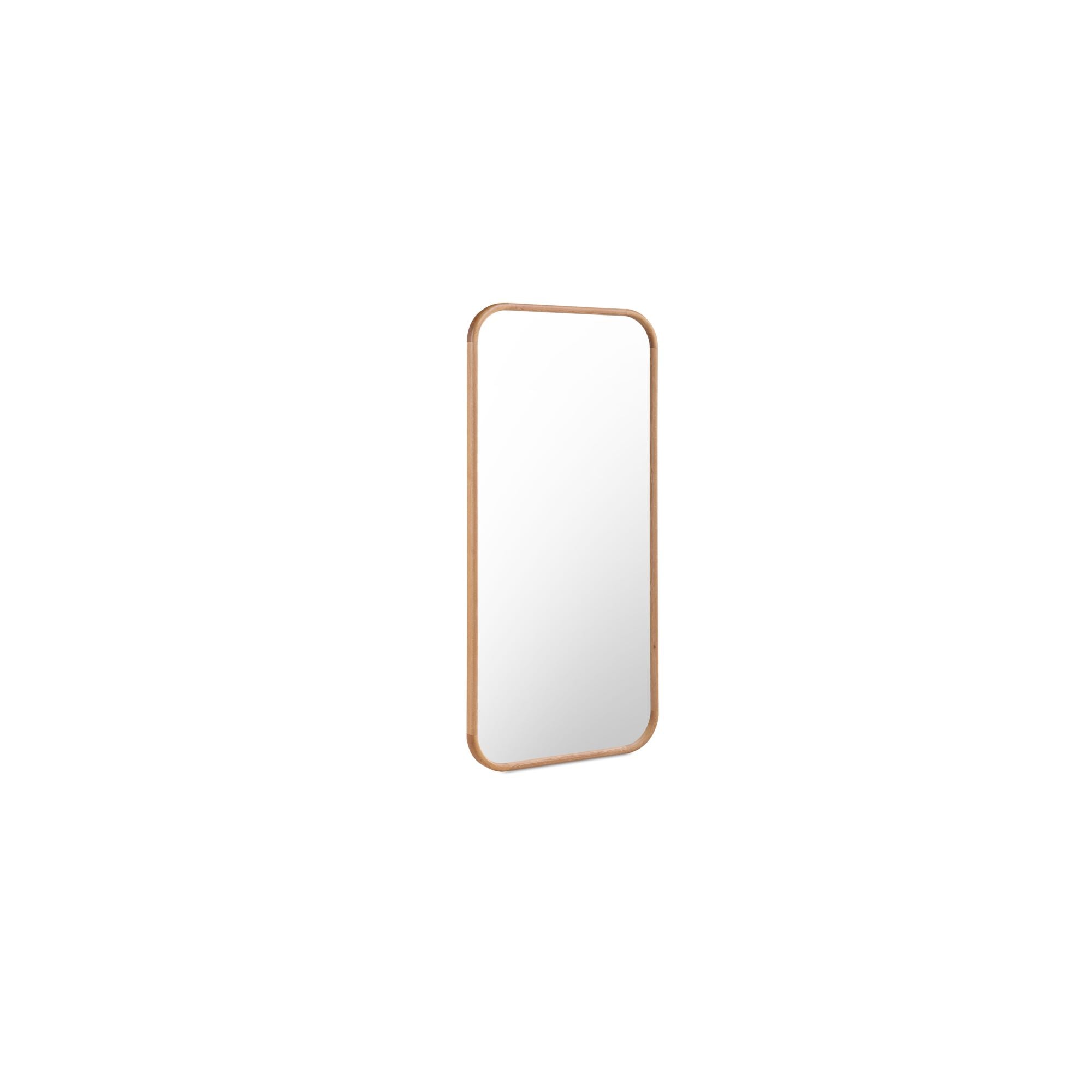 Kai floor mirror by Moe's Home Collection, solid oak, natural oiled finish
