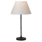 Kalista table lamp by Renwil, cast aluminum, matte black finish