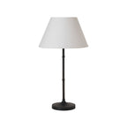 Kalista table lamp by Renwil, cast aluminum, matte black finish