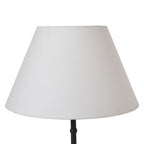 Kalista table lamp by Renwil, cast aluminum, matte black finish