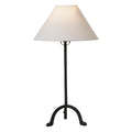Kitts table lamp by Renwil, cast aluminum, matte black finish