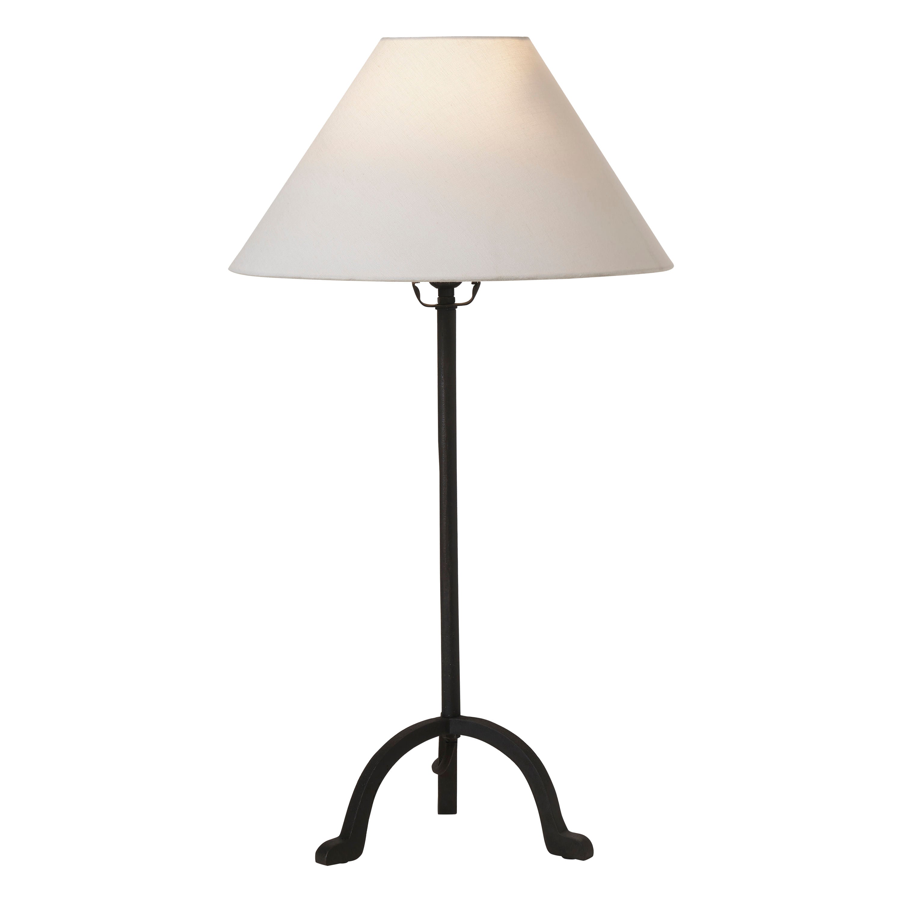Kitts table lamp by Renwil, cast aluminum, matte black finish