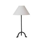 Kitts table lamp by Renwil, cast aluminum, matte black finish