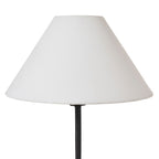 Kitts table lamp by Renwil, cast aluminum, matte black finish