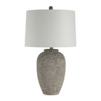 Klay table lamp by Renwil, resin base, natural brown finish