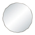 Knox wall mirror by Renwil, iron, antique nickel finish