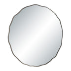 Knox wall mirror by Renwil, iron, antique nickel finish