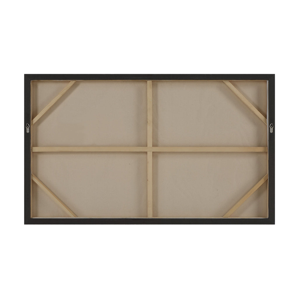 Lacey art by Renwil, cotton canvas, dark grey frame