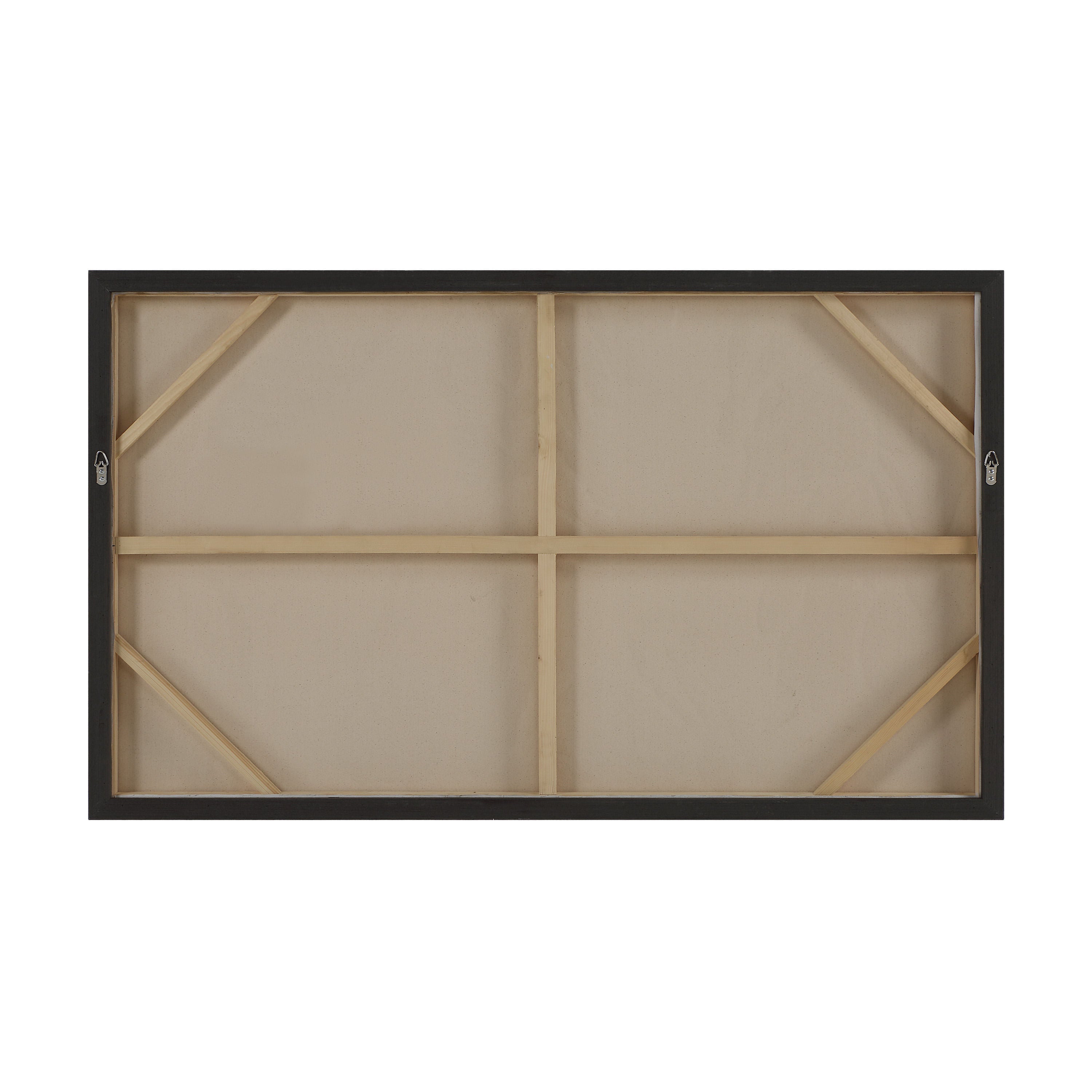 Lacey art by Renwil, cotton canvas, dark grey frame