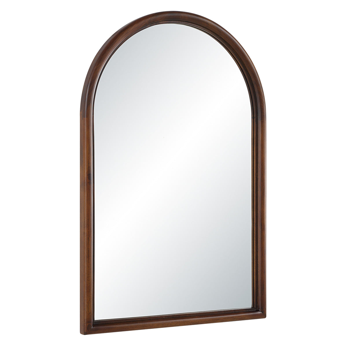Lanai wall mirror by Renwil, mimosaceae wood, walnut finish