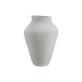 Lingby vase by Renwil, ceramic, matte white, hand-finished