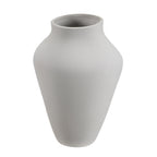 Lingby vase by Renwil, ceramic, matte white, hand-finished