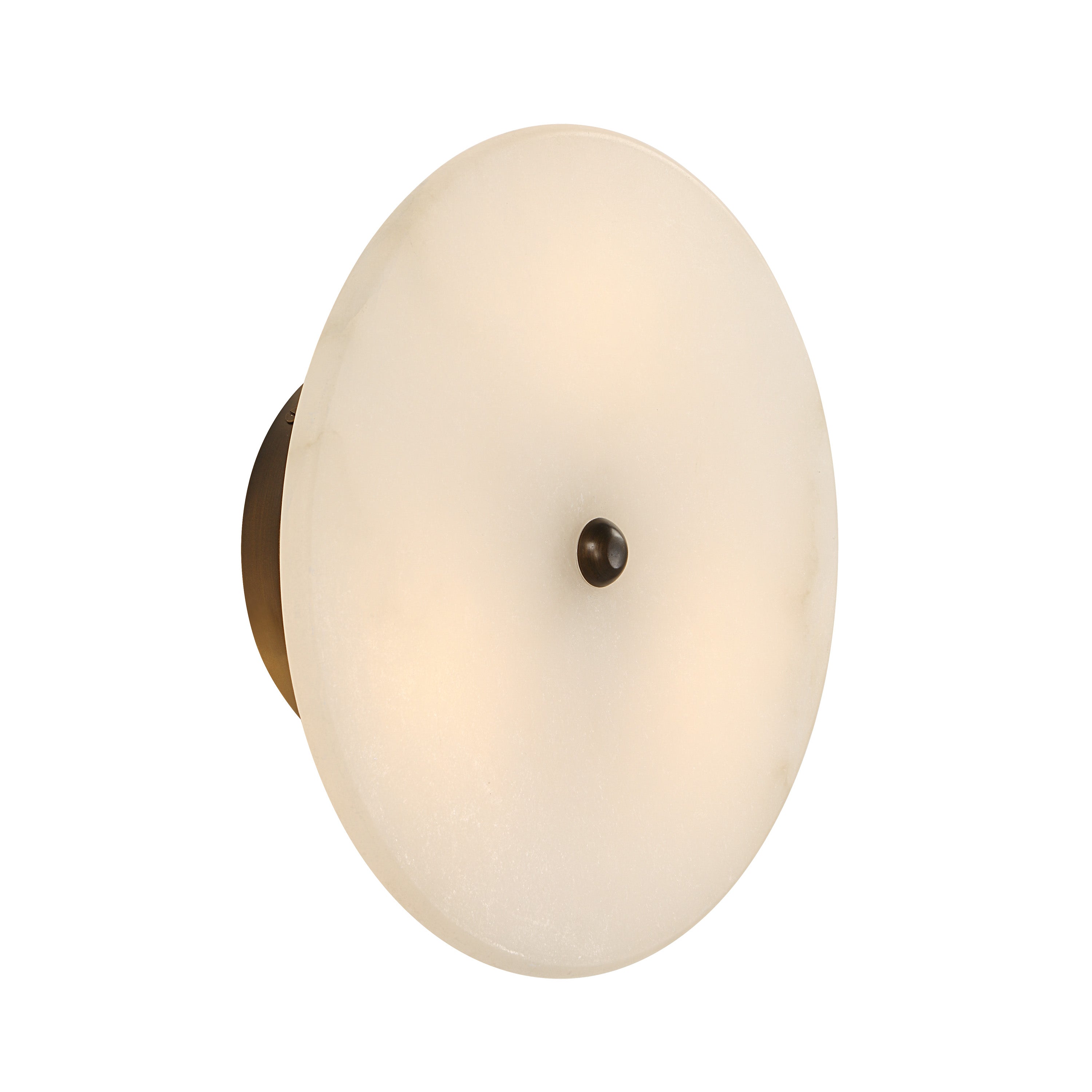 Lorenzo wall sconce by Renwil, alabaster, natural finish