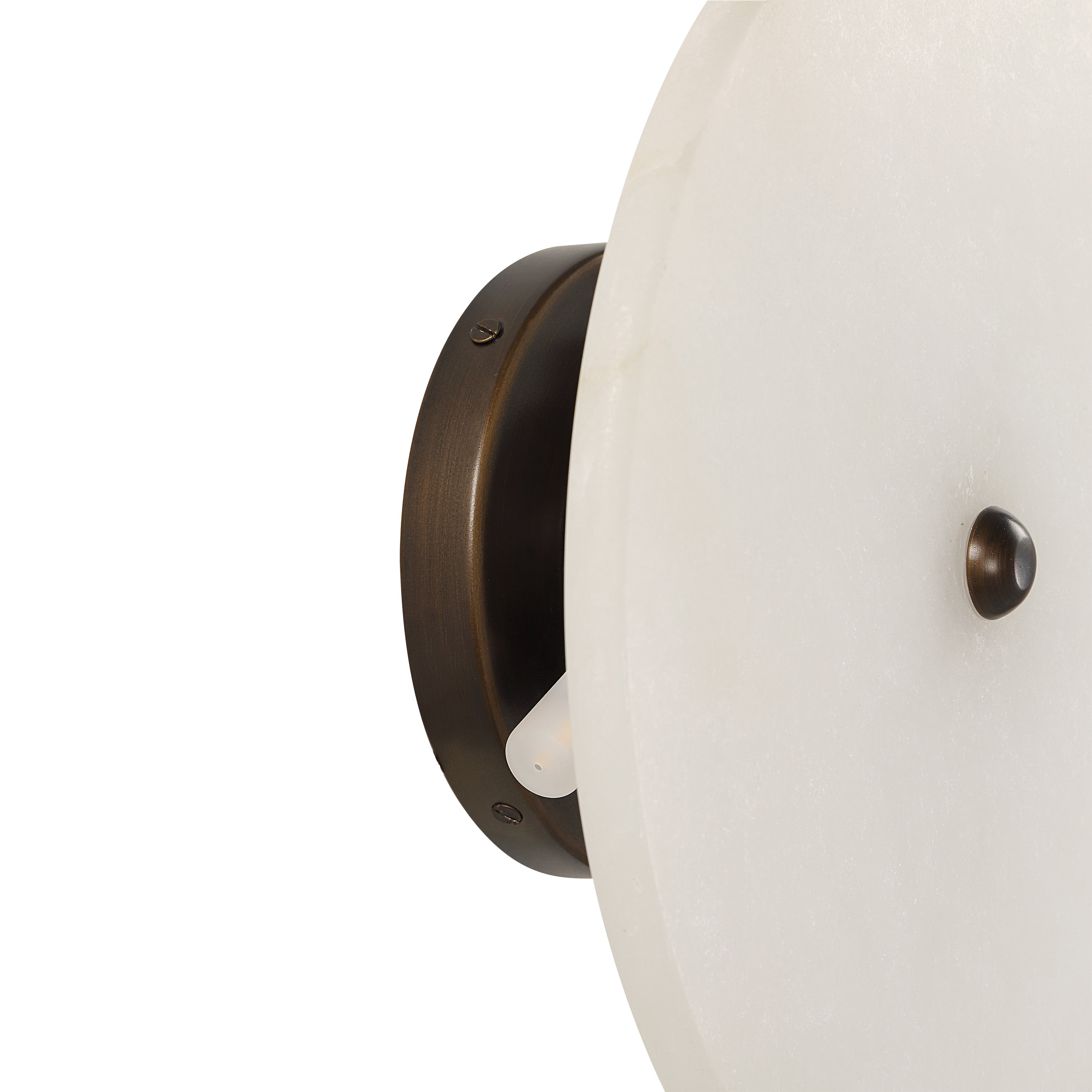 Lorenzo wall sconce by Renwil, alabaster, natural finish
