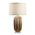 Lumeo table lamp by Renwil, glass base, gold finish