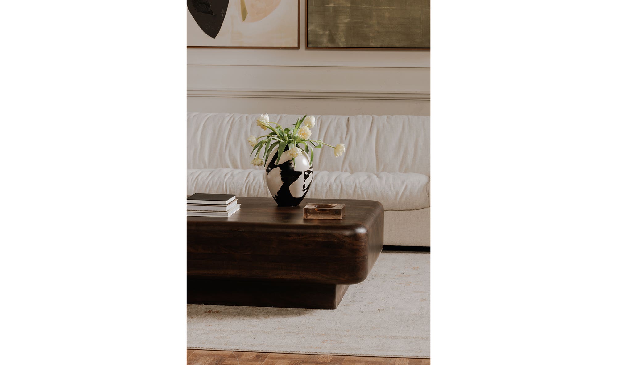 Eton Coffee Table Dark Brown view 2