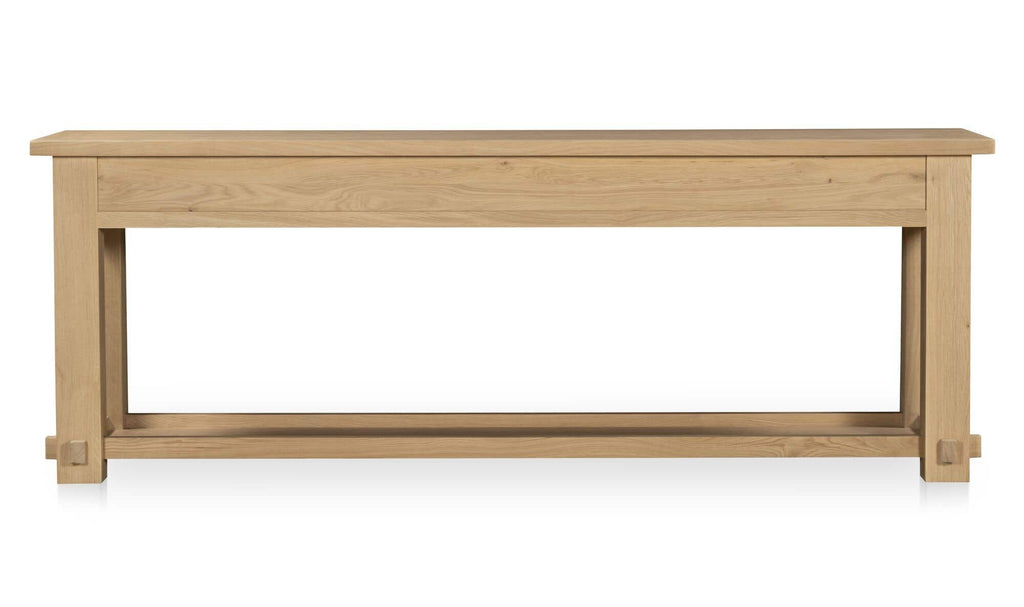 Natural Wood Morey Console Table