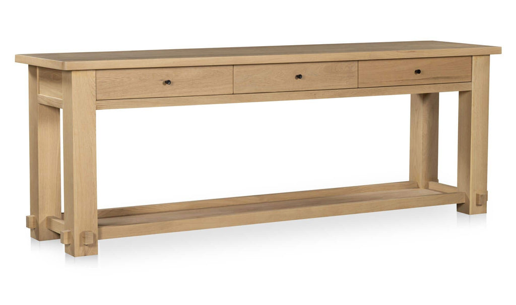 Natural Wood Morey Console Table