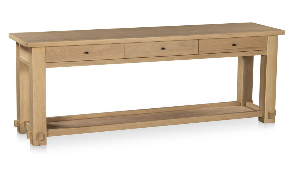 Natural Wood Morey Console Table