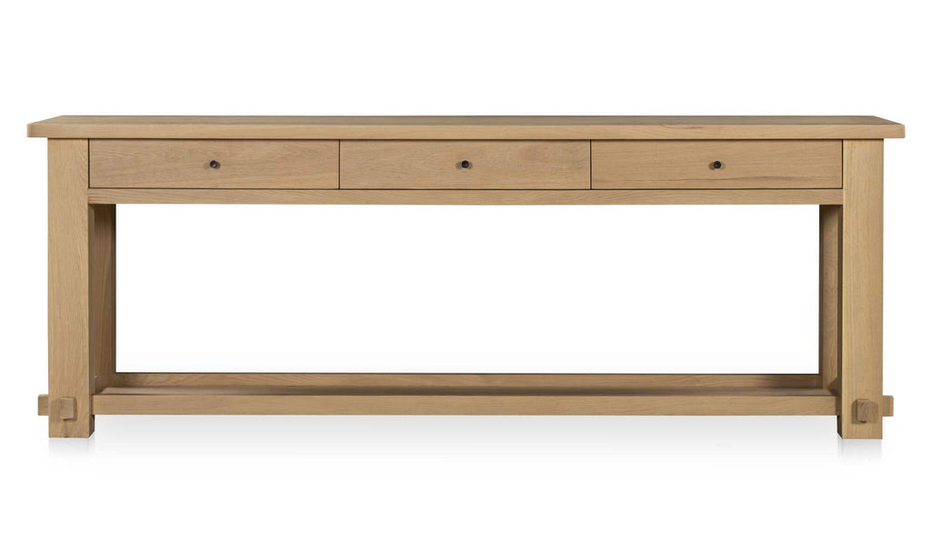 Natural Wood Morey Console Table