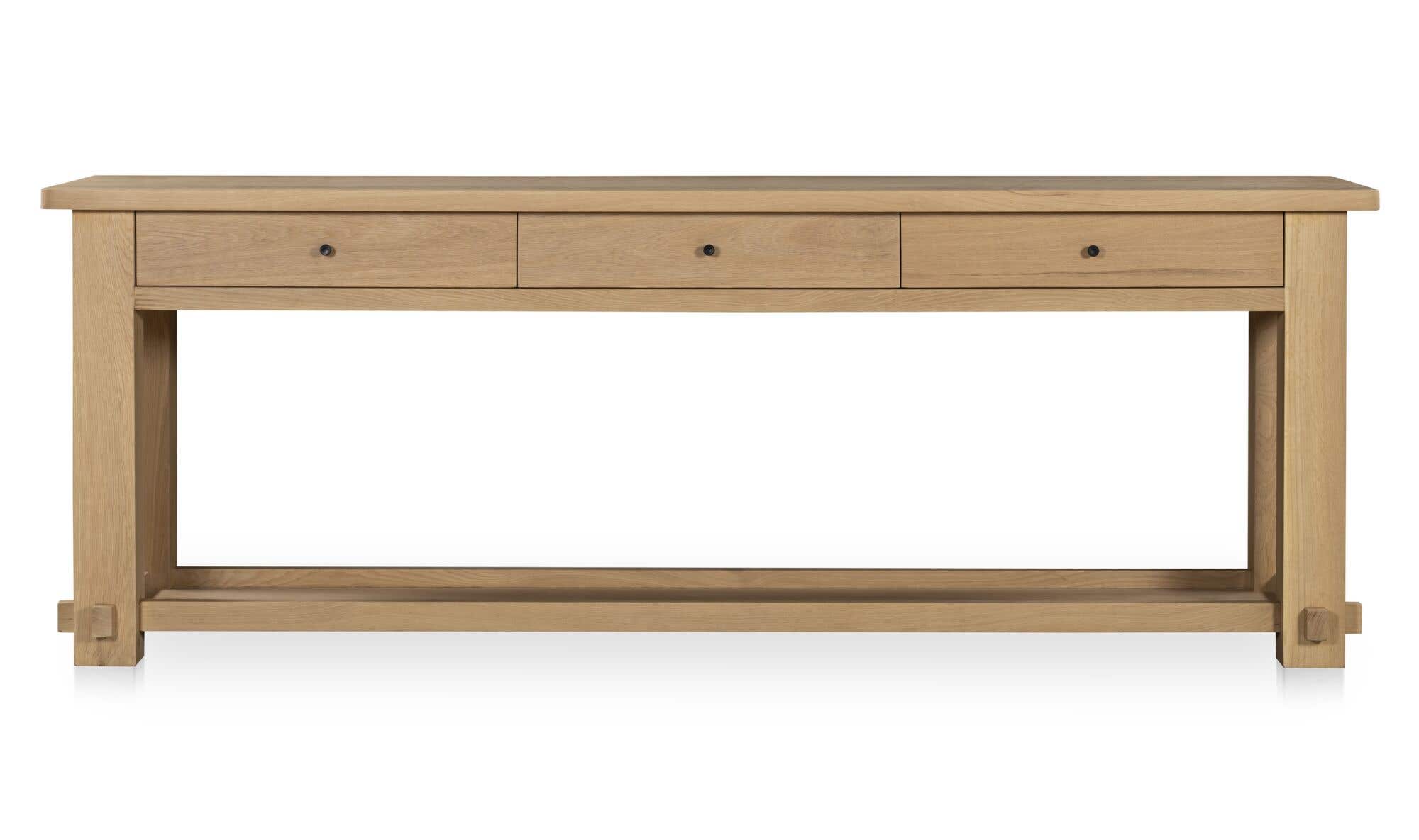 Natural Wood Morey Console Table
