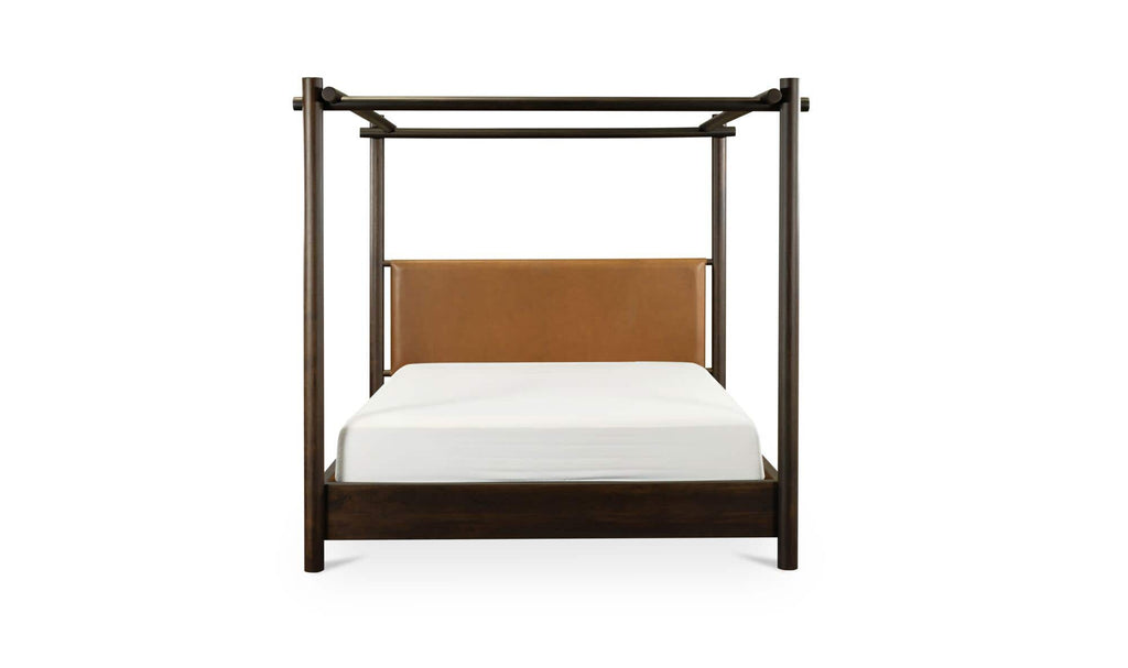 Devin Bed Queen Brown
