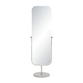 Mandra floor mirror by Renwil, iron, polished nickel finish