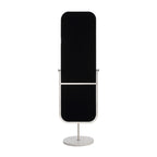 Mandra floor mirror by Renwil, iron, polished nickel finish