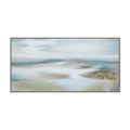 Marbleau wall art by Renwil, cotton canvas, cream frame