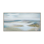 Marbleau wall art by Renwil, cotton canvas, cream frame