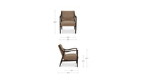Yates Accent Chair dimensions diagram
