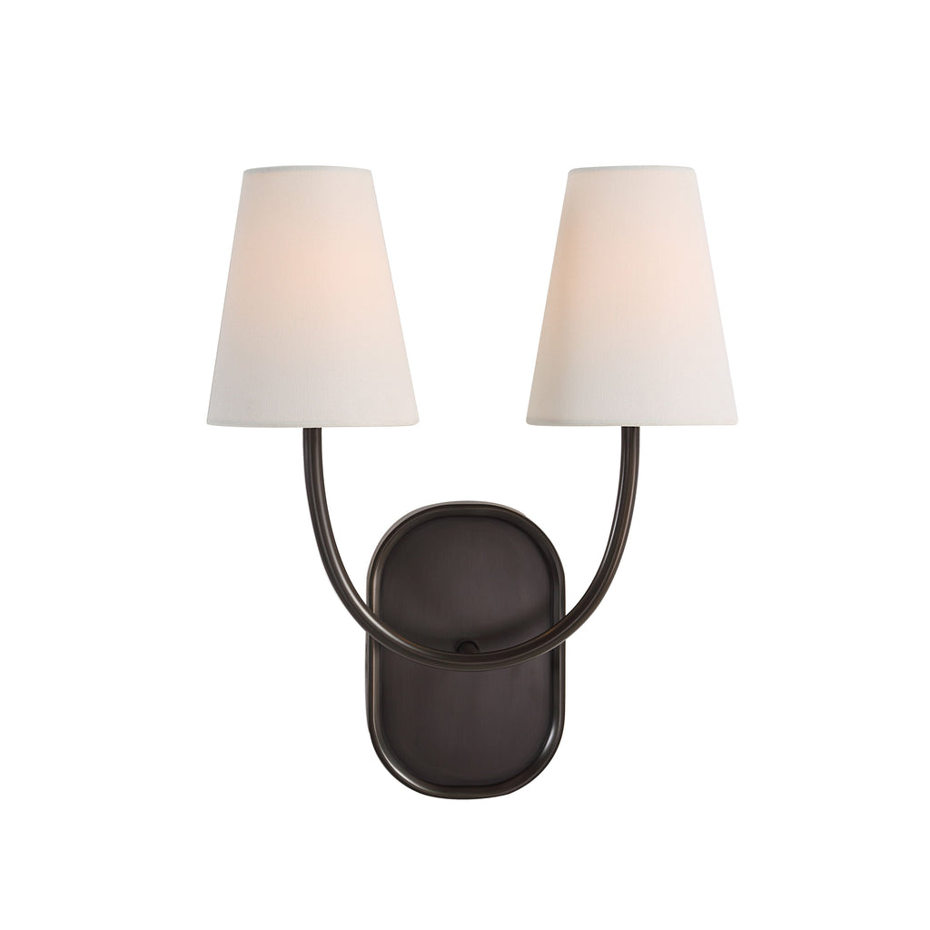 Megara wall sconce by Renwil, forged iron, antique bronze finish